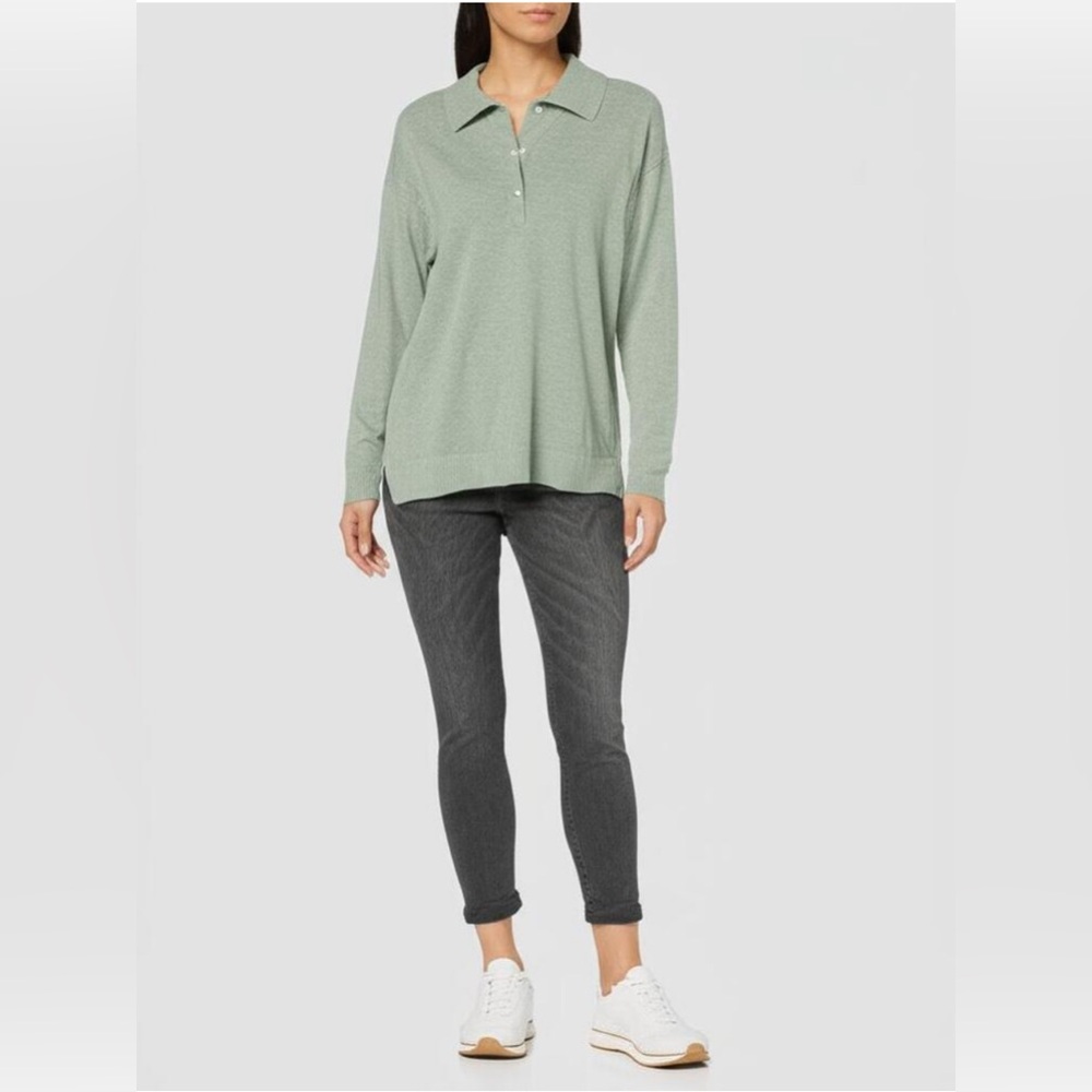 🩷 Tuckernuck Clayton Knit Polo Sweater in Sage 🩷